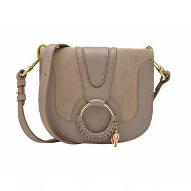 See By Chloe Hanah Gray Taupe Women's Leather Shou