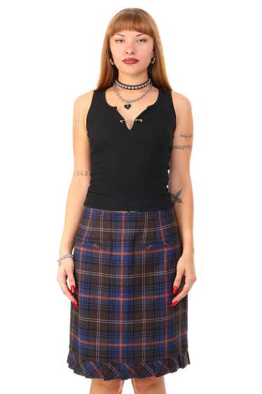 Vintage Y2K Cabi Plaid Midi Skirt - M - image 1