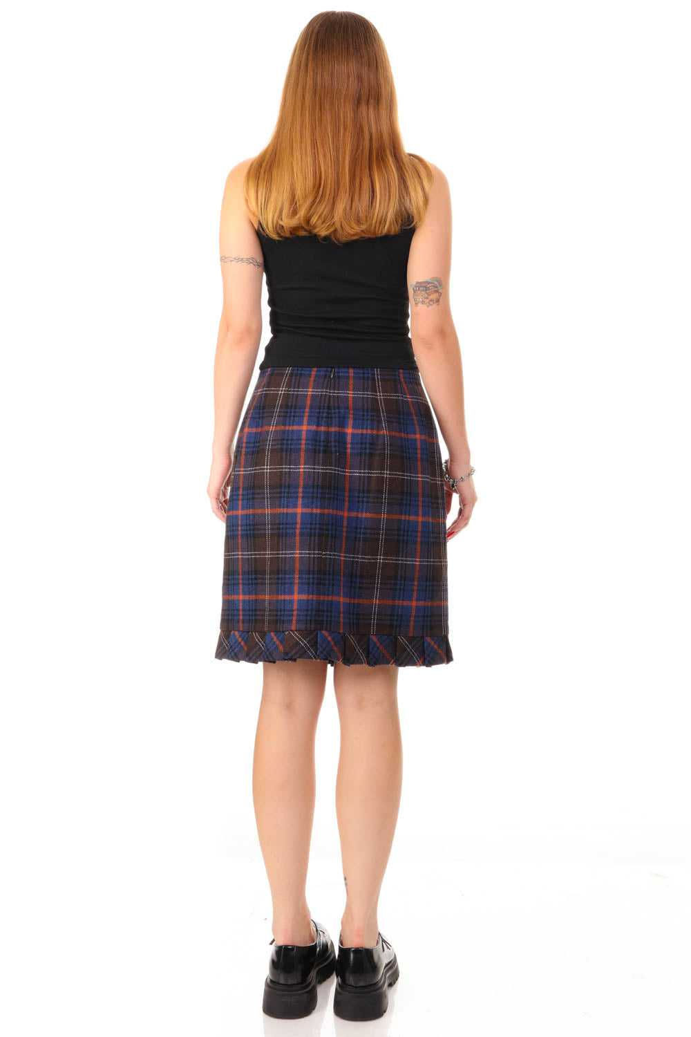 Vintage Y2K Cabi Plaid Midi Skirt - M - image 6