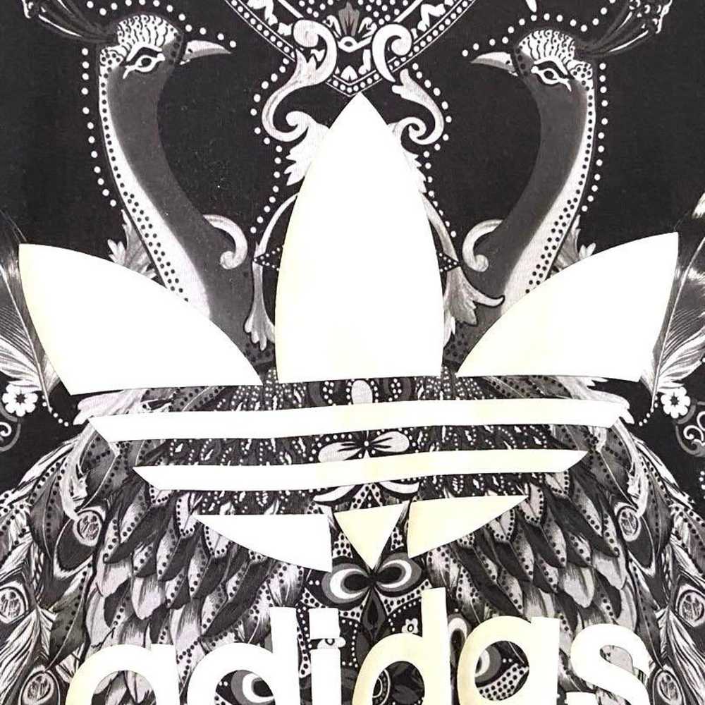 Adidas Originals Big Trefoil Peacock Heart Patter… - image 6