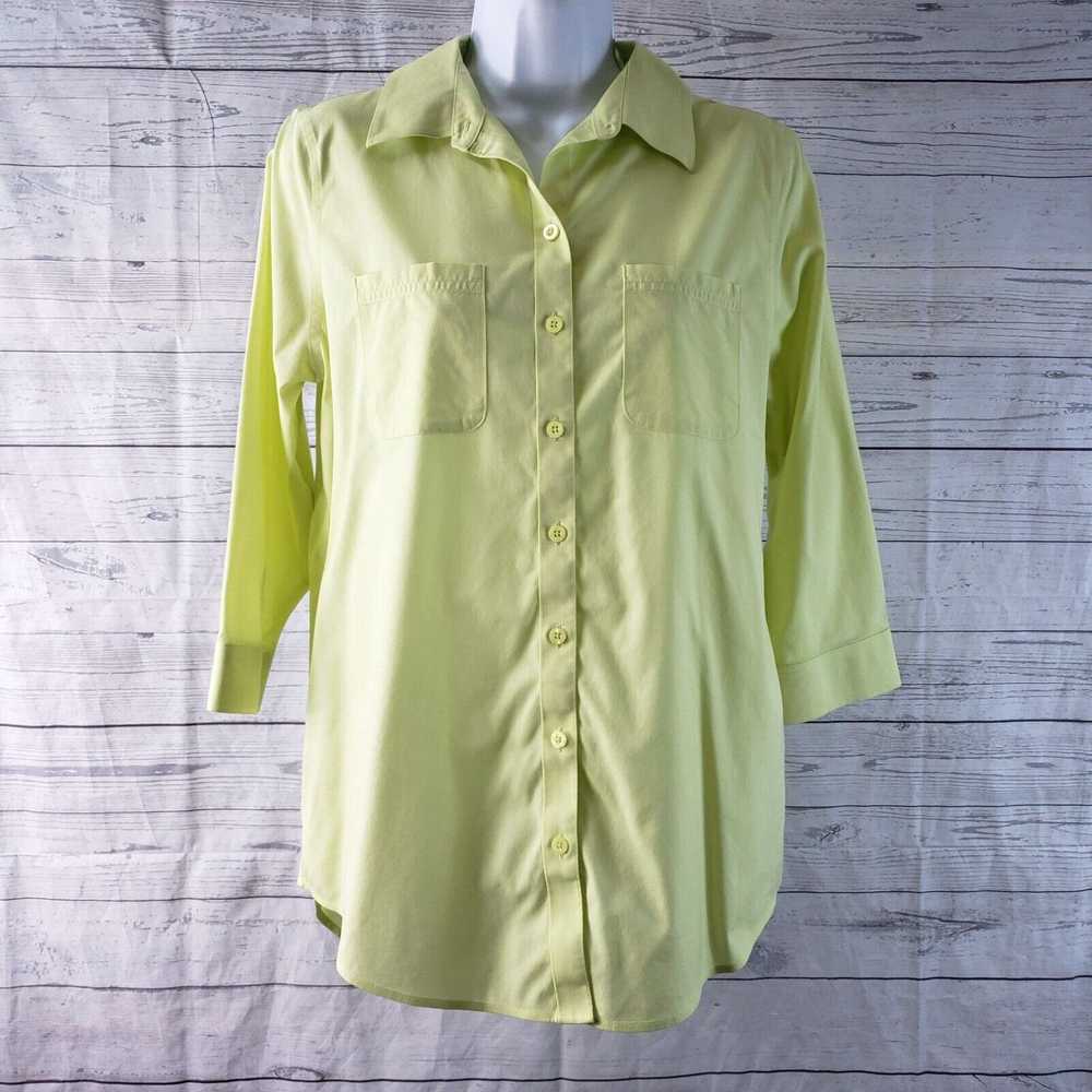 Vintage Chicos Womens No Iron Button Front Shirt … - image 1