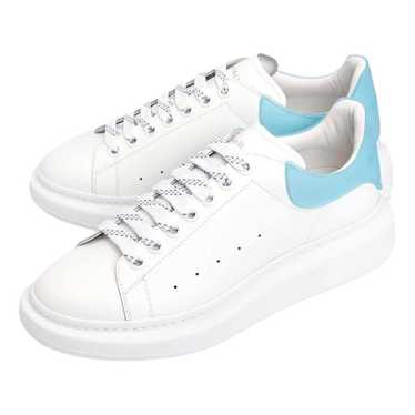 Alexander McQueen Oversize leather low trainers - image 1