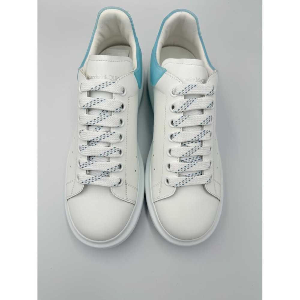 Alexander McQueen Oversize leather low trainers - image 2