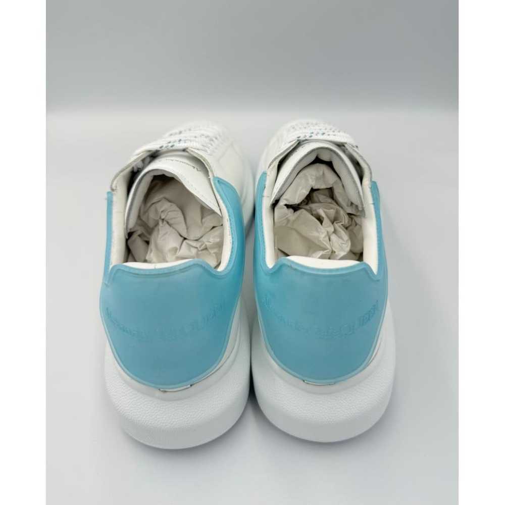 Alexander McQueen Oversize leather low trainers - image 4