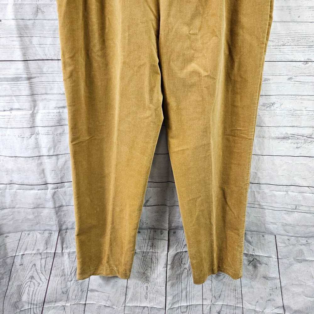 HIGH Faconnable Womens Corduroy Pants Sz 16 Brown… - image 5