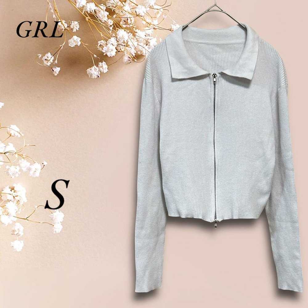 T5797【GRL】Grail Full-Zip Short-Length Long Sleeve… - image 1