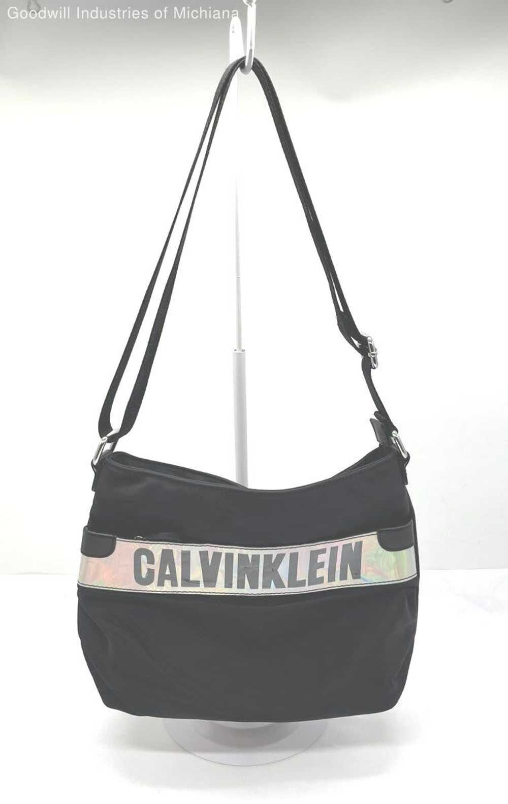 Calvin Klein Black & Silver Bag - image 1