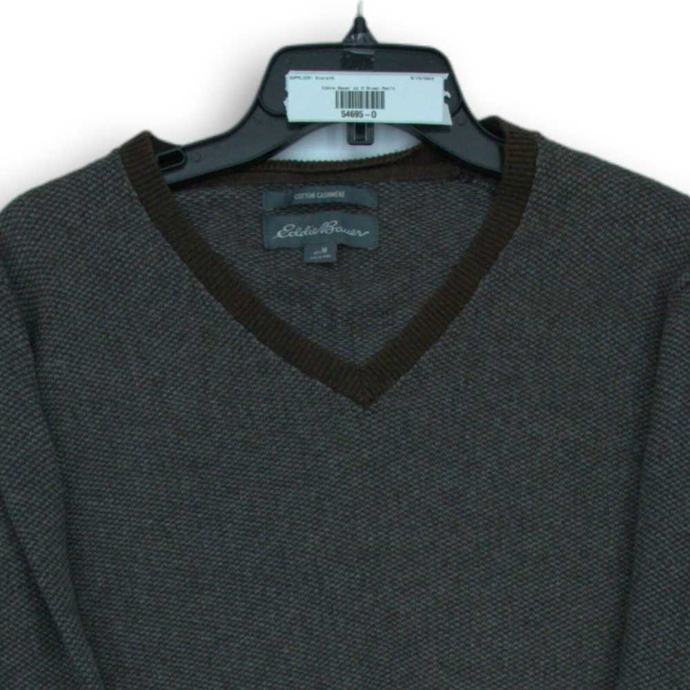 Men's Eddie Bauer Brown Pullover Sweater Size M - image 3