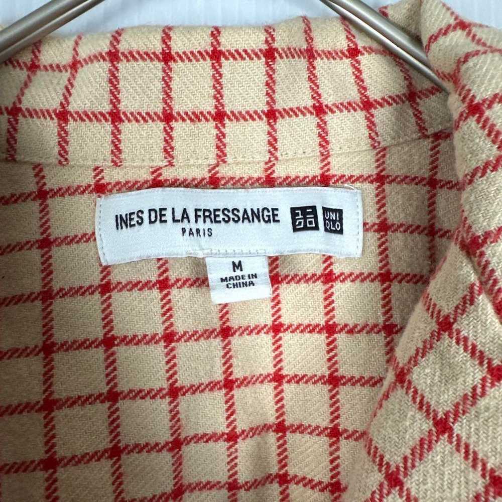 INES DE FRESSANGE x UNIQLO collaboration flannel … - image 4