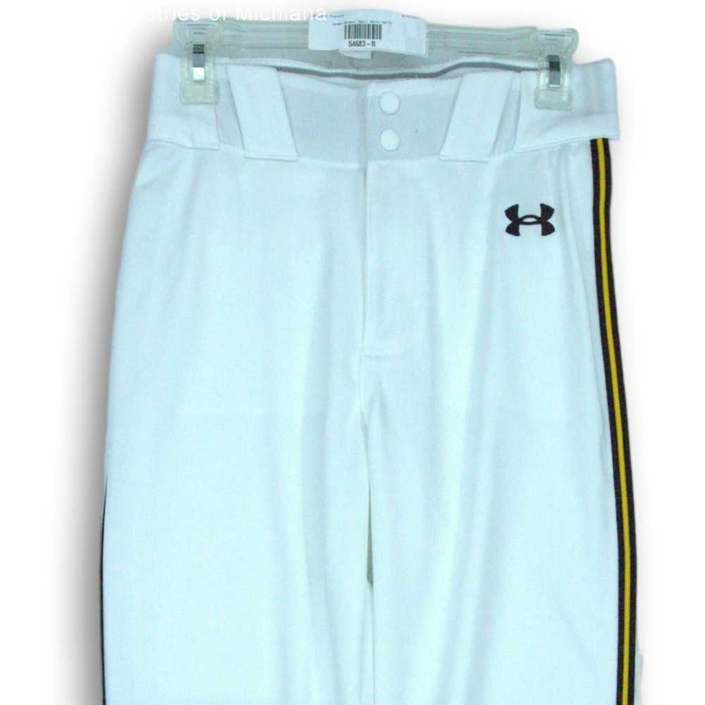 Men's Under Armour White Athletic Pants Size Small - image 3