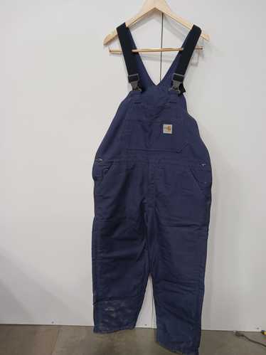 Carhartt Carhart FR Blue Insulated Bib Overalls Me