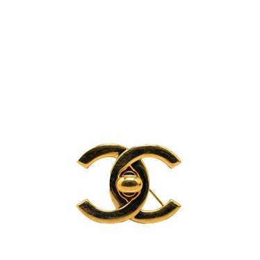 Chanel Chanel Chanel Vintage Coco Mark Turnlock L… - image 1