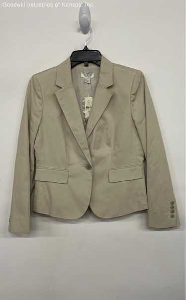 Ann Taylor Loft LOFT Khaki Blazer Jacket - Size 8P