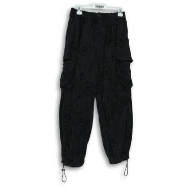 Zara Womens Black Cargo Pants Size M - image 1