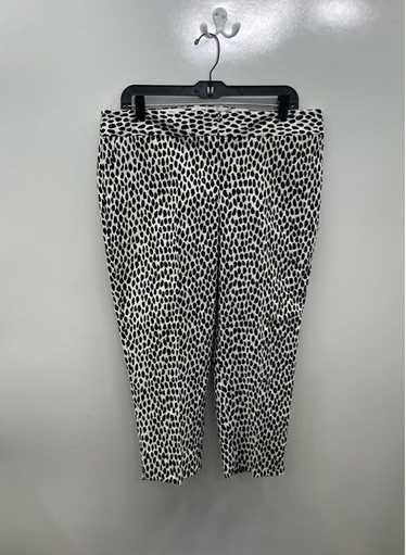 Talbots Women Black/white Pants Sz 14 NWT