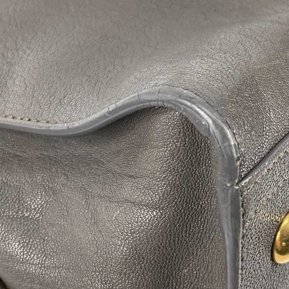 YVES SAINT LAURENT Handbag 400666 leather gray Y … - image 7