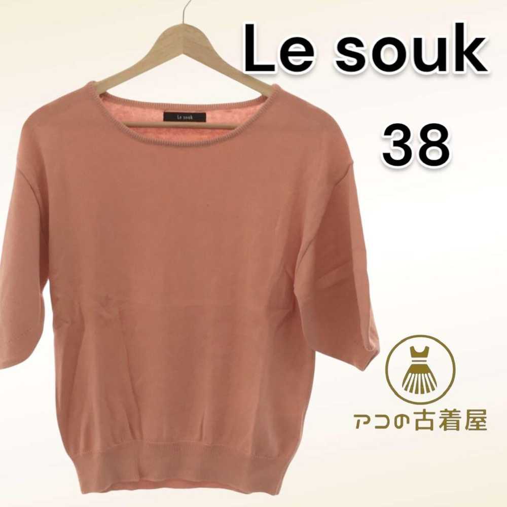 ★Le souk Knit Tops Women's Brown 38 - image 1