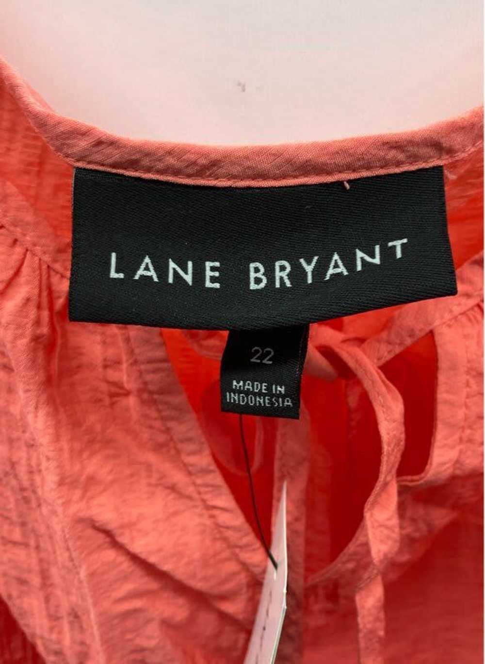 Lane Bryant Women Red Short Sleeve Blouse Sz 22 N… - image 3