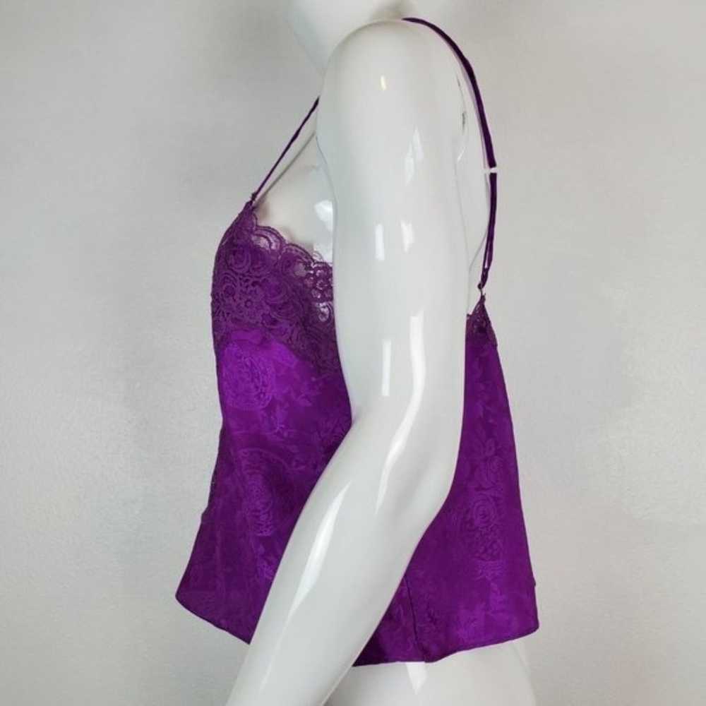 Vintage 80's Victoria's Secret Gold Label Purple … - image 2