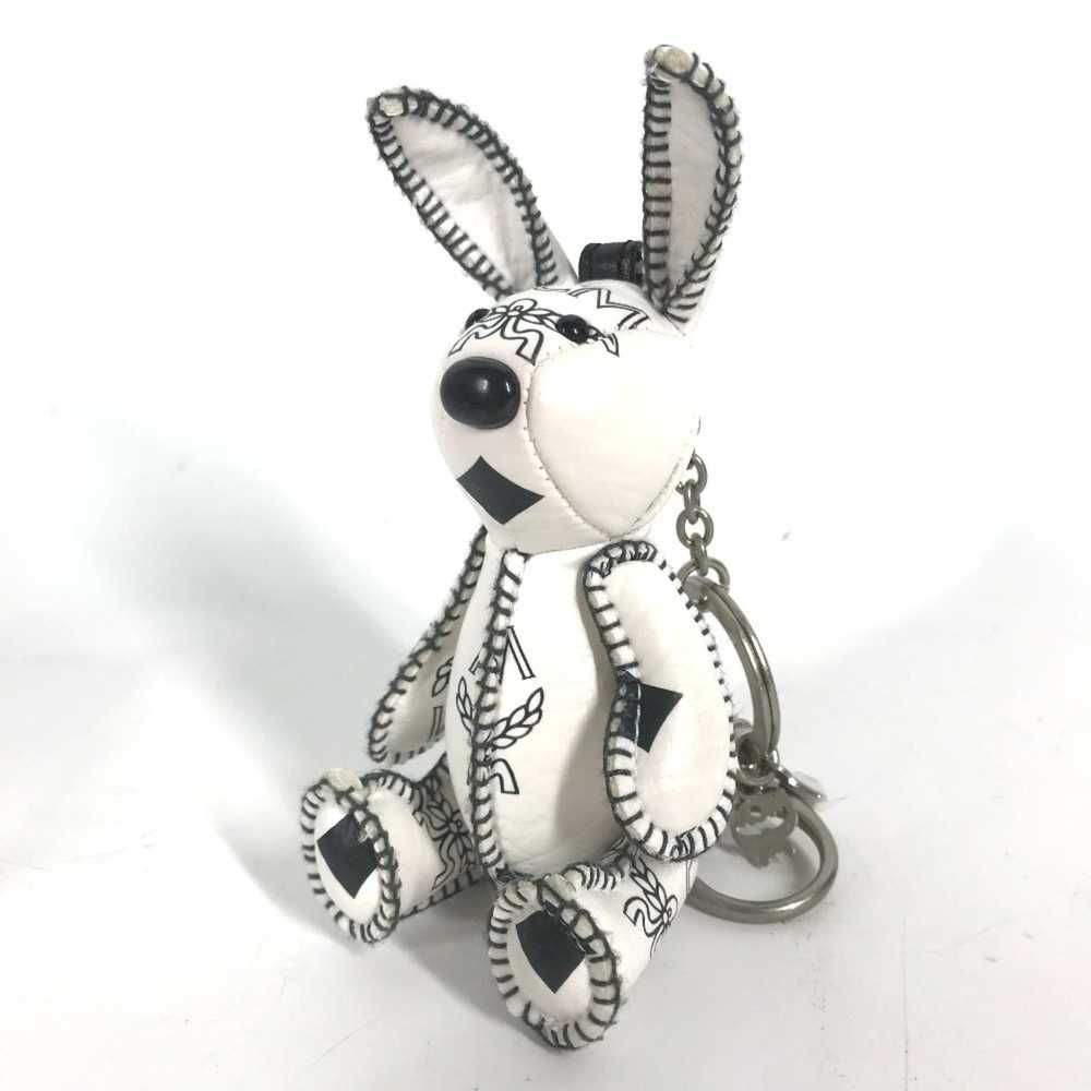 MCM MCM Visetos Rabbit Bag Charm Keychain Leather… - image 5