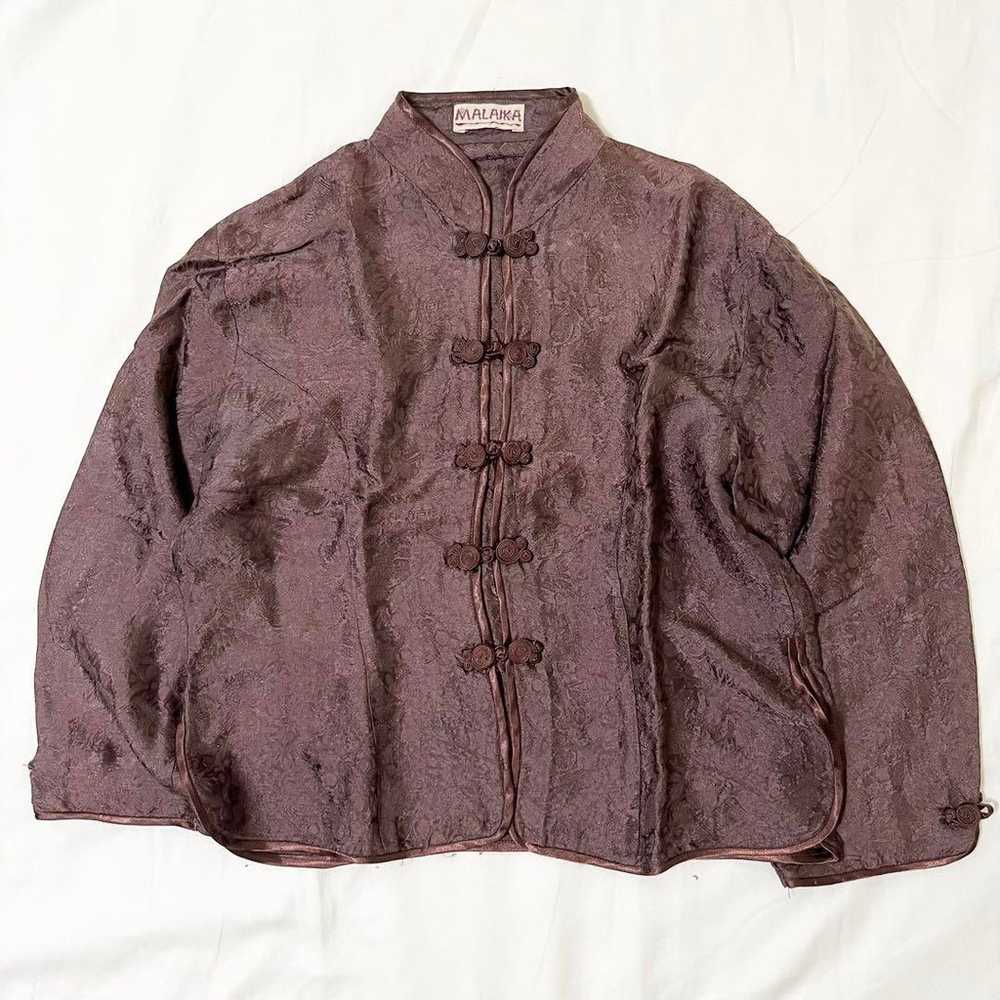 【Rare】OLD MALAIKA Imported Design Chinese Shirt W… - image 2