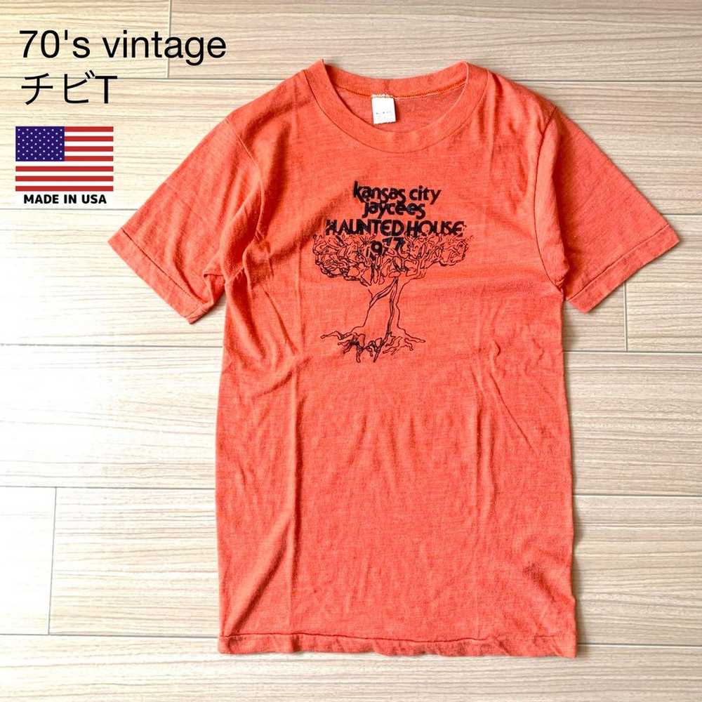 Made in USA, Tiny T-shirt from the 70's, VINTAGE,… - image 1