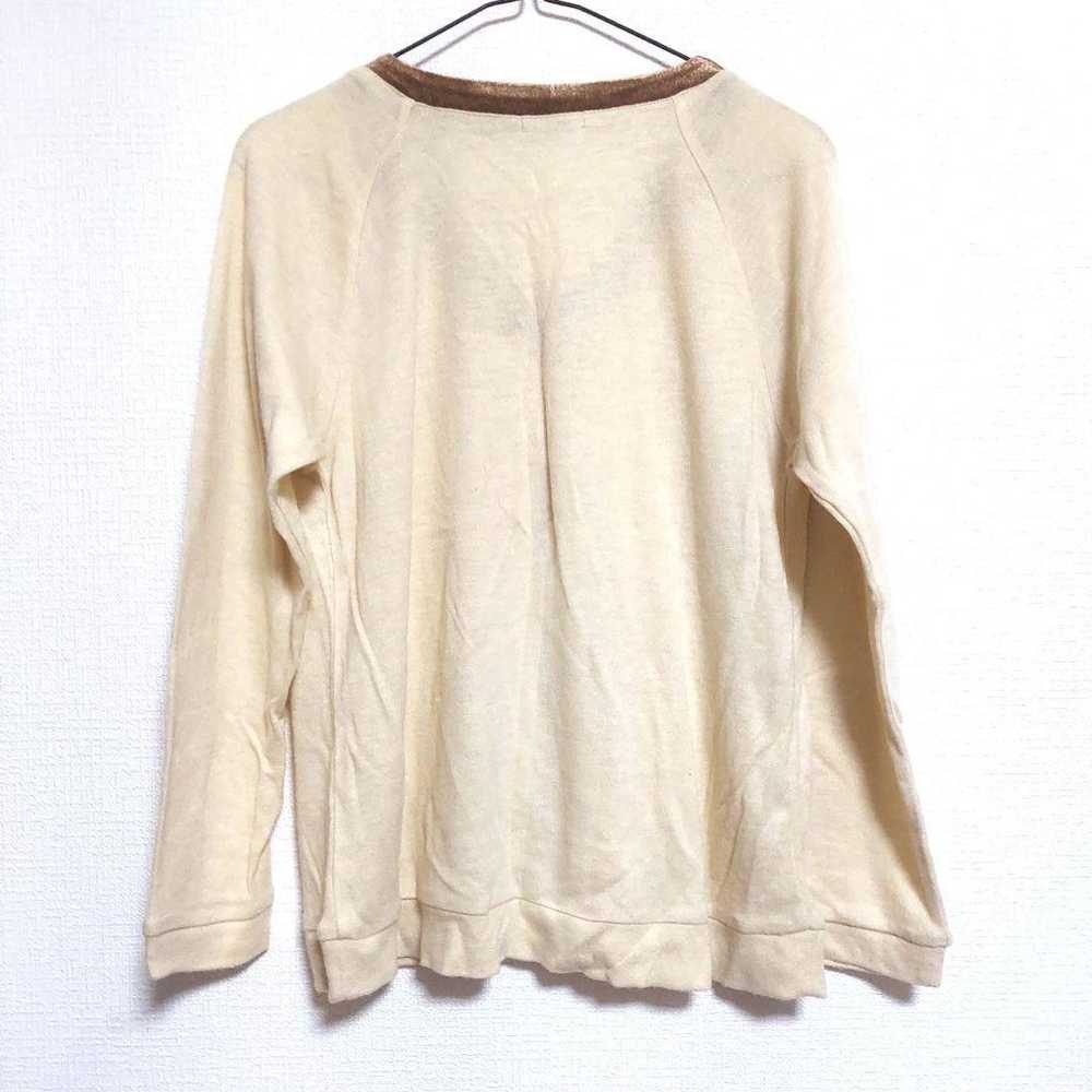 axes femme Long-Sleeve Shirt Cute Brown Brown Cre… - image 9