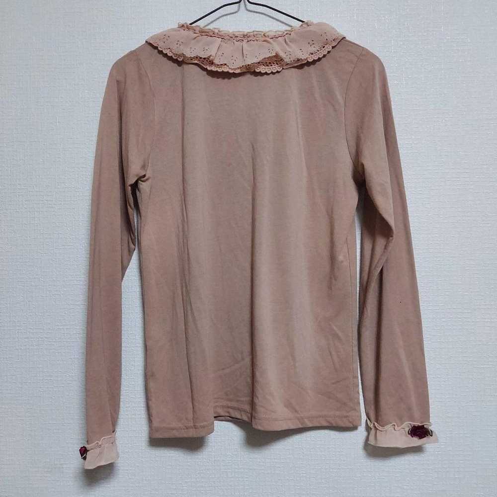 axes femme muted pink frill rose cute long sleeve… - image 12