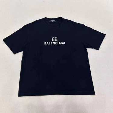 Balenciaga Balenciaga black mosaic short sleeved … - image 1