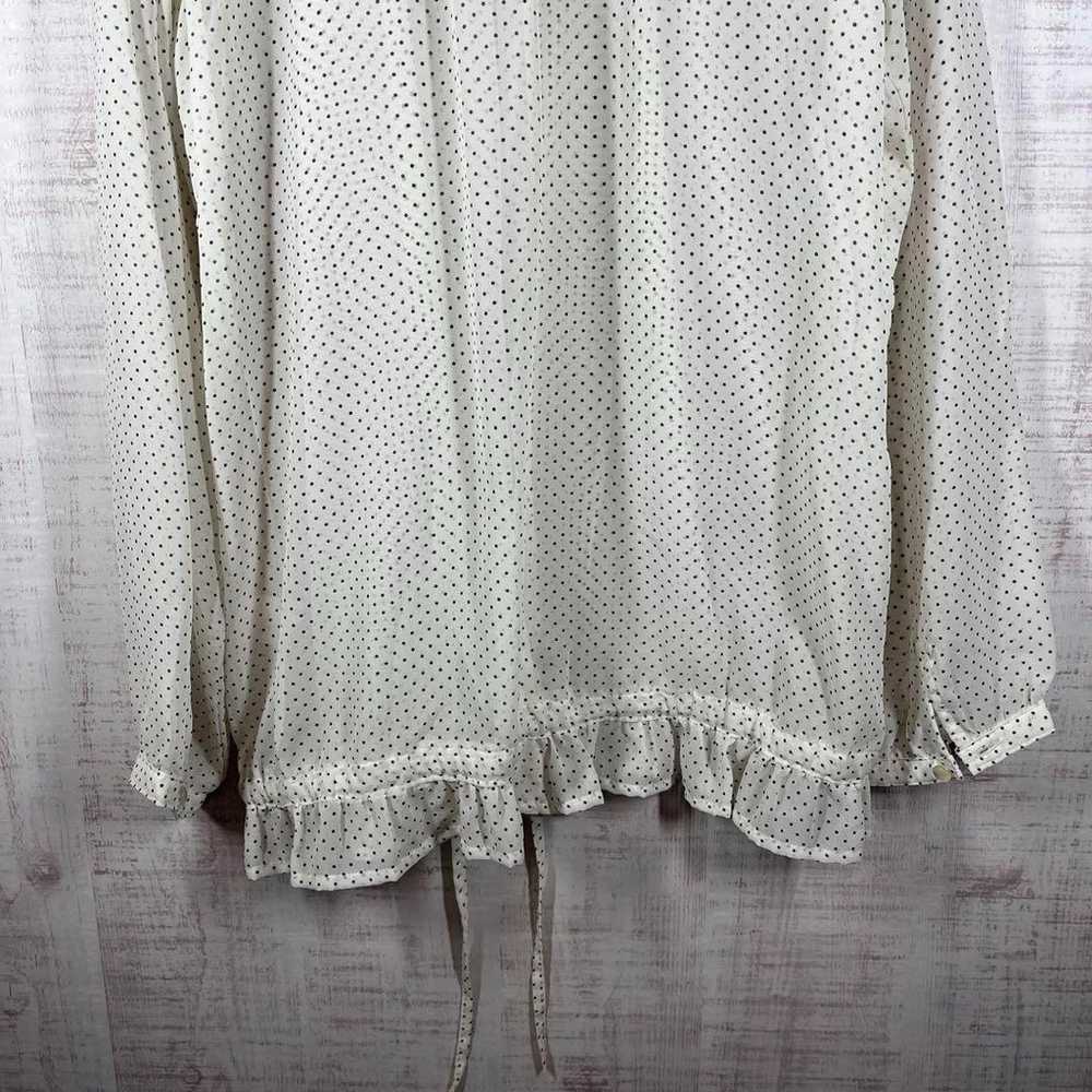 Cinema Club Ladies Long-Sleeve Shirt Frill Blouse… - image 10