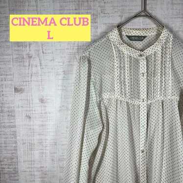 Cinema Club Ladies Long-Sleeve Shirt Frill Blouse… - image 1