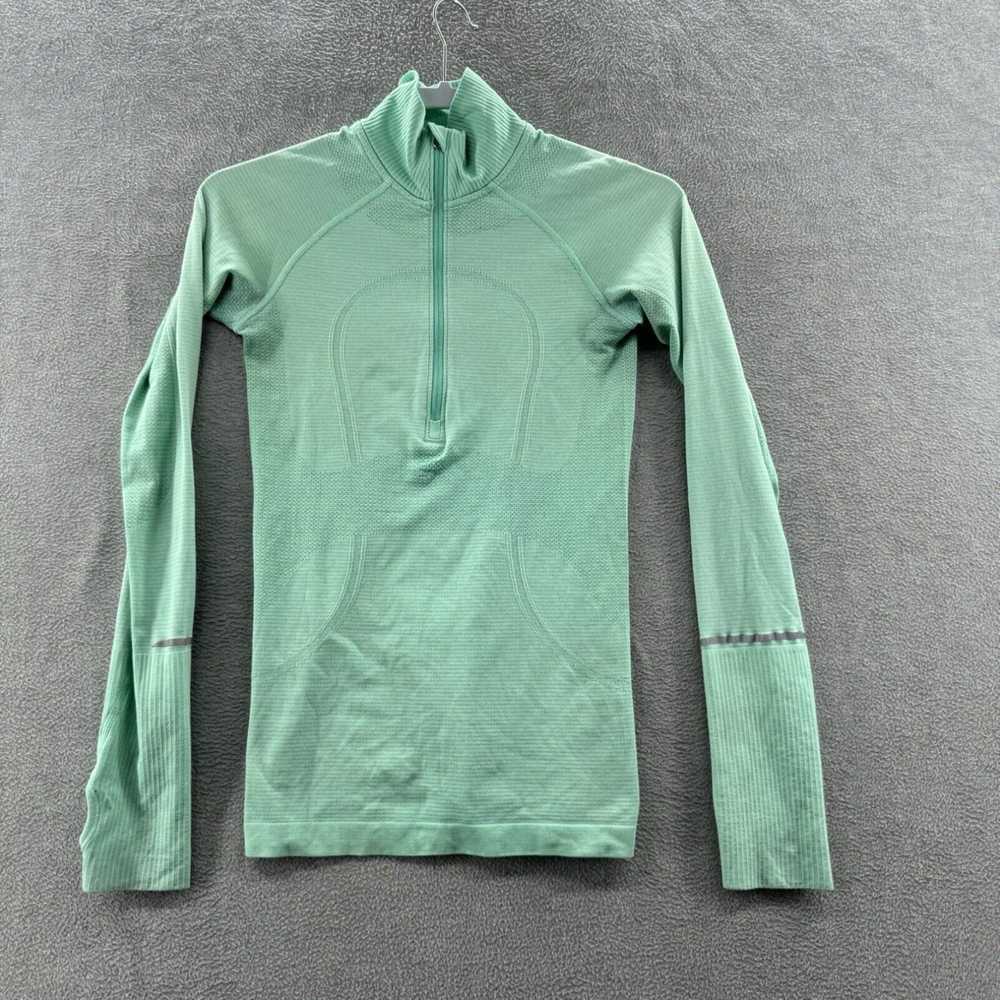 Lululemon lululemon womens size 4 mint green half… - image 1