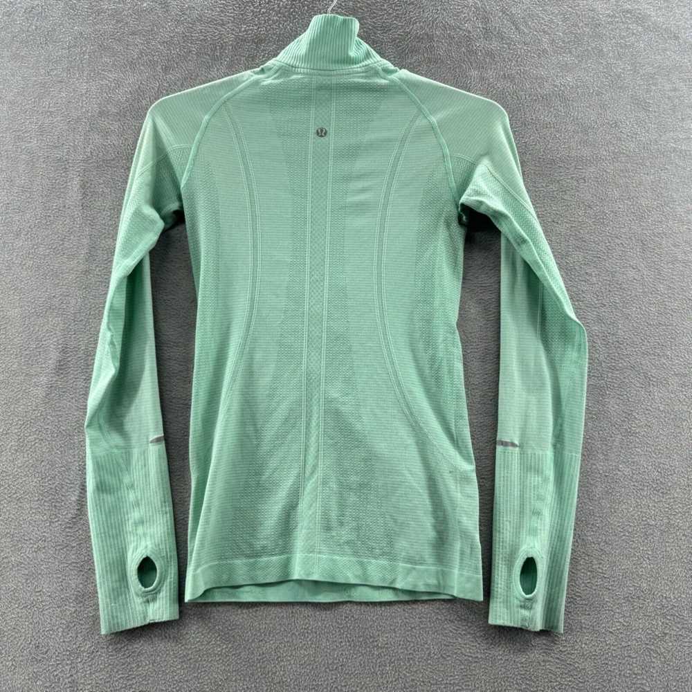 Lululemon lululemon womens size 4 mint green half… - image 2