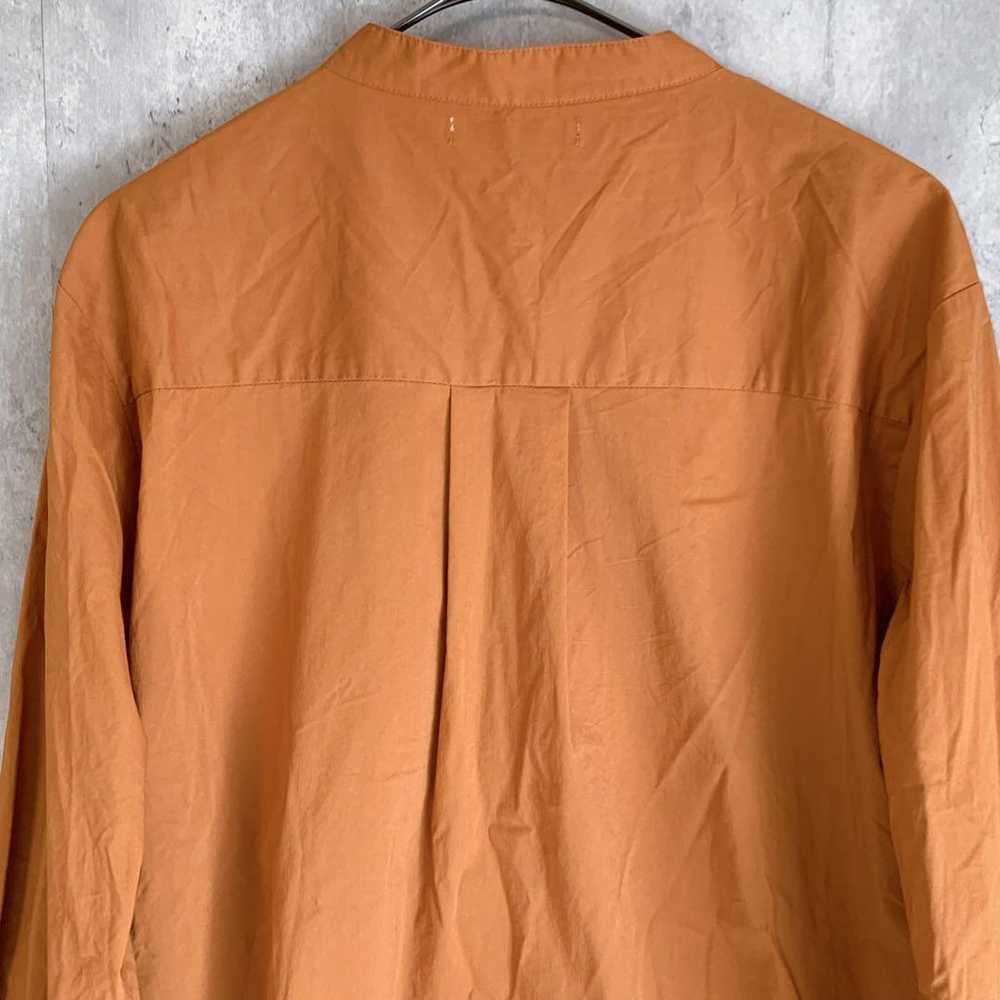 RAMIRAL Ramiral Long Sleeve No Collar Shirt Tail … - image 8