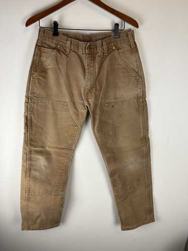 Carhartt × Vintage Vintage carhartt tan doublekne… - image 1