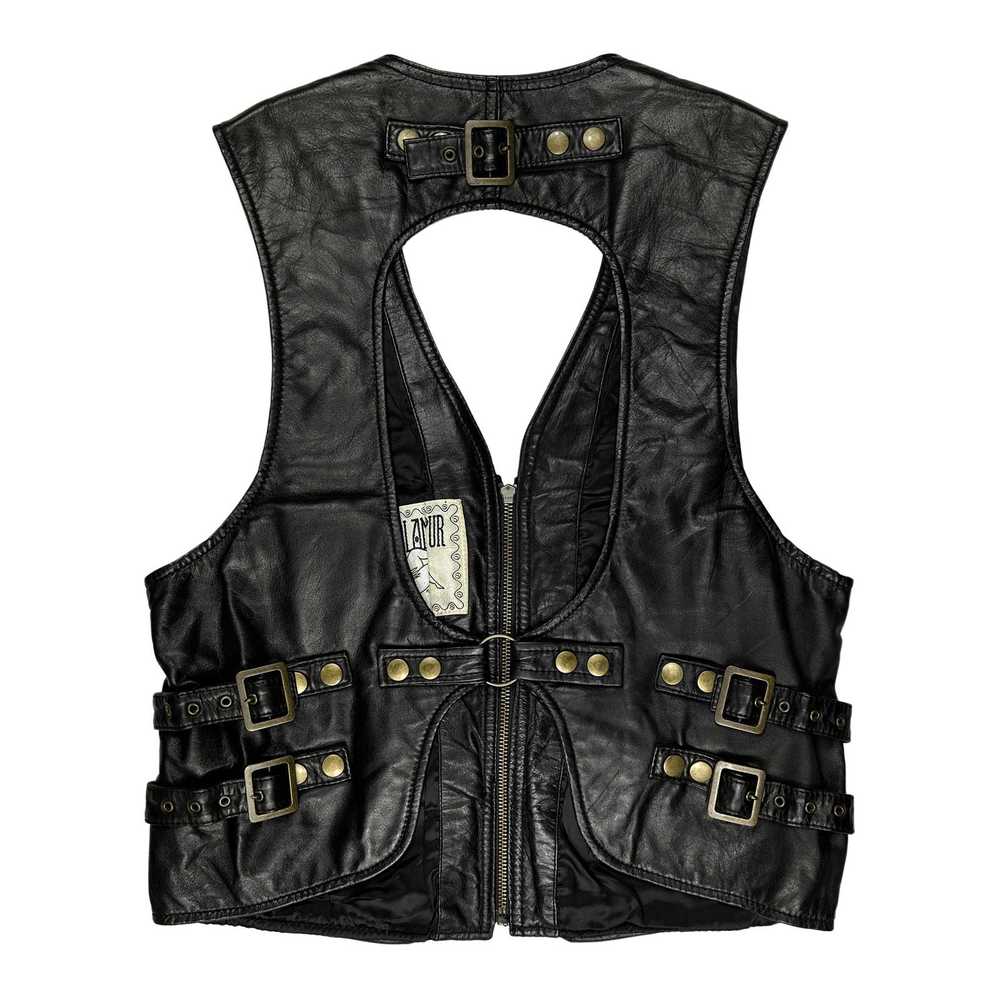 Hysteric Glamour 80's Leather Cargo Vest - image 2