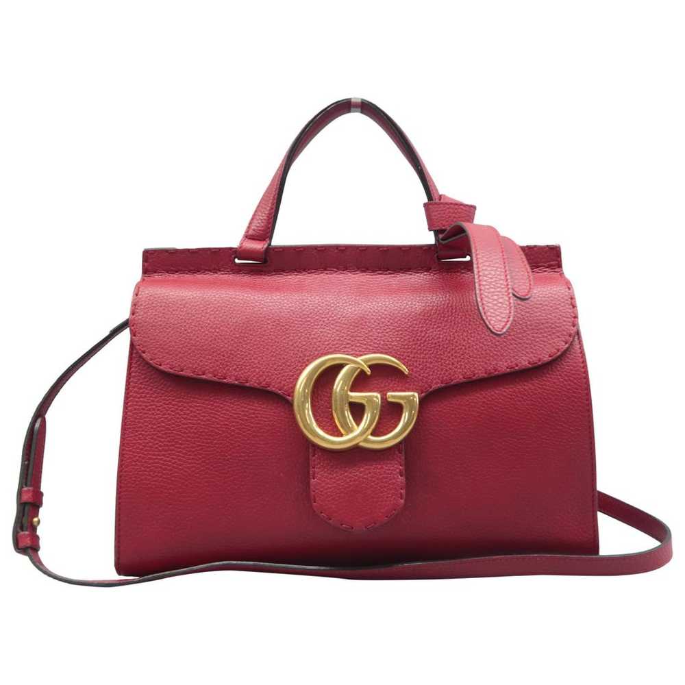 Gucci Gg Marmont leather satchel - image 1