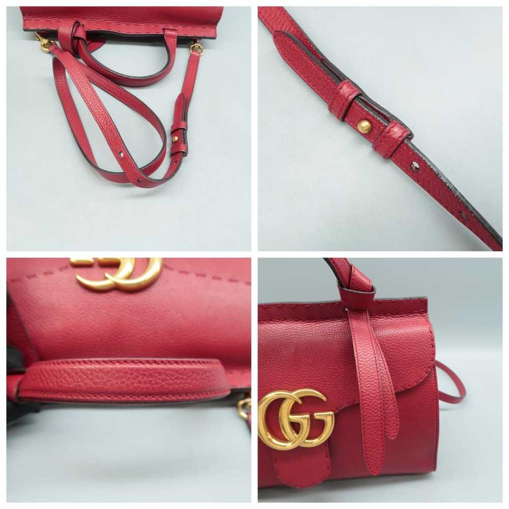 Gucci Gg Marmont leather satchel - image 9