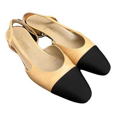 Chanel Slingback leather ballet flats - image 1