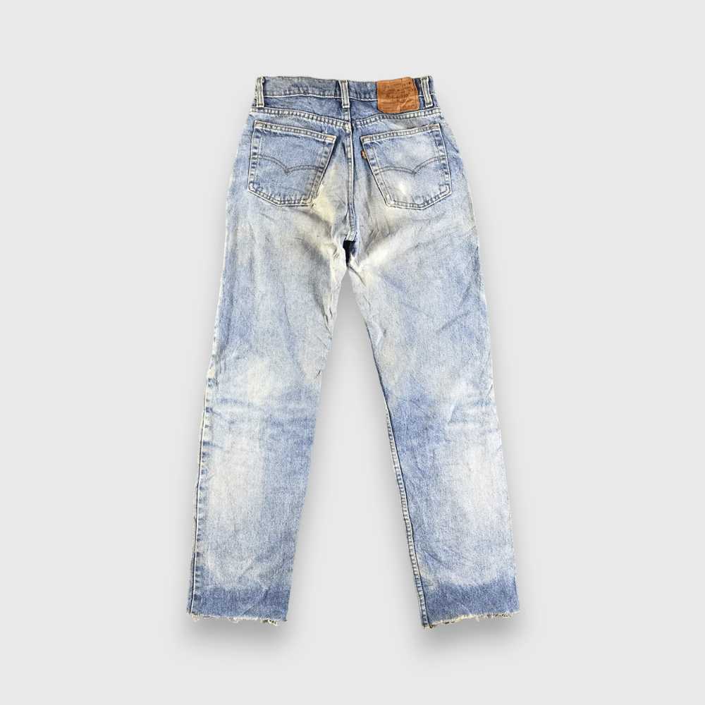 Levi's × Vintage 90s Vintage Light Wash Levis 510… - image 2