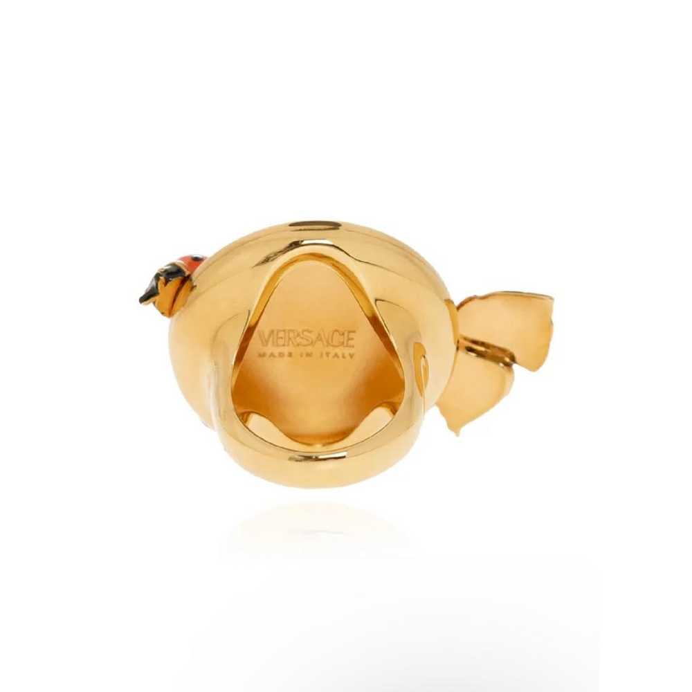 Versace Medusa yellow gold ring - image 4