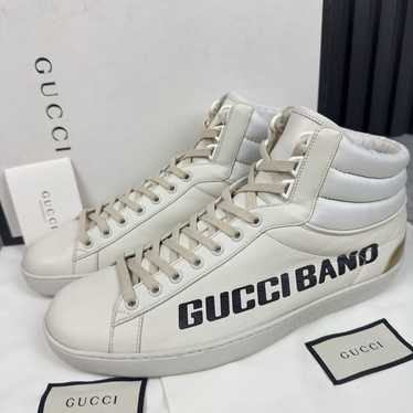 Gucci Gucci Ace Band Graphic Print Sneakers Calfsk