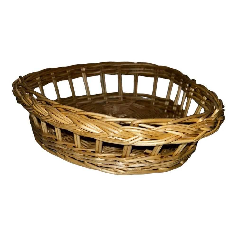 Designer Heart Shaped Wicker Basket - image 3