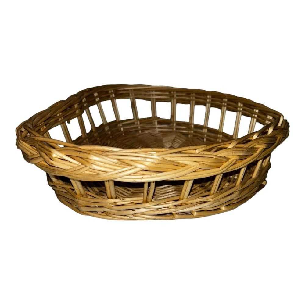 Designer Heart Shaped Wicker Basket - image 6