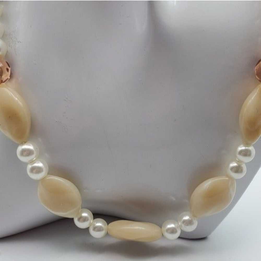 Southwestern lady pearl and precious stone neckla… - image 2