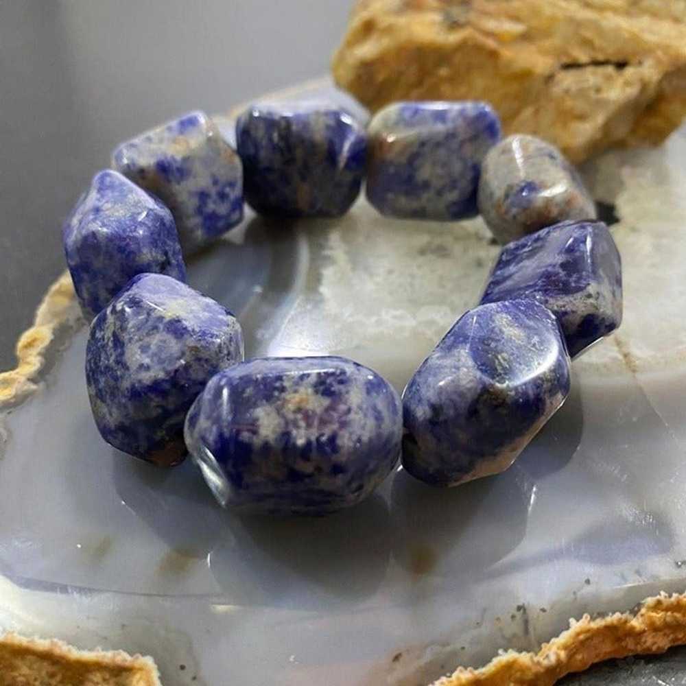 Carolyn Pollack Vintage 9 Chunky Sodalite Beads S… - image 4