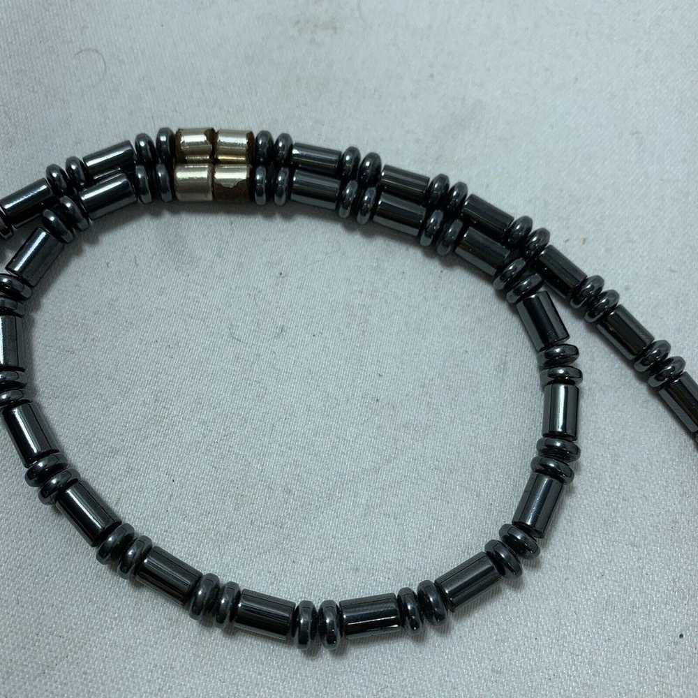 Hematite Beaded 22 in Necklace and 9 in Bracelet … - image 7