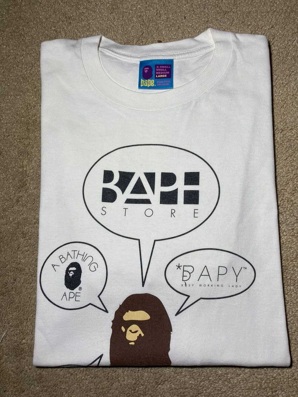 Bape 2007 Bape Store Multi Logo Circle College Ba… - image 1