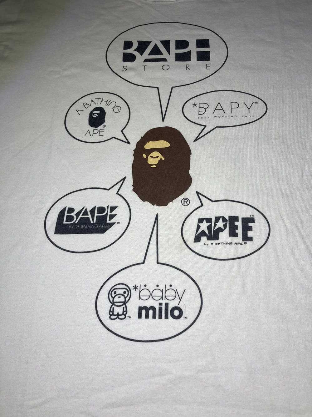 Bape 2007 Bape Store Multi Logo Circle College Ba… - image 5