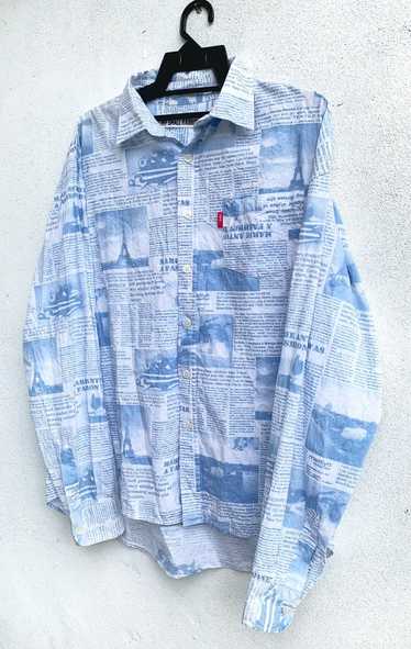 Fashion Victim × Vintage Vintage Longsleeve Newspa